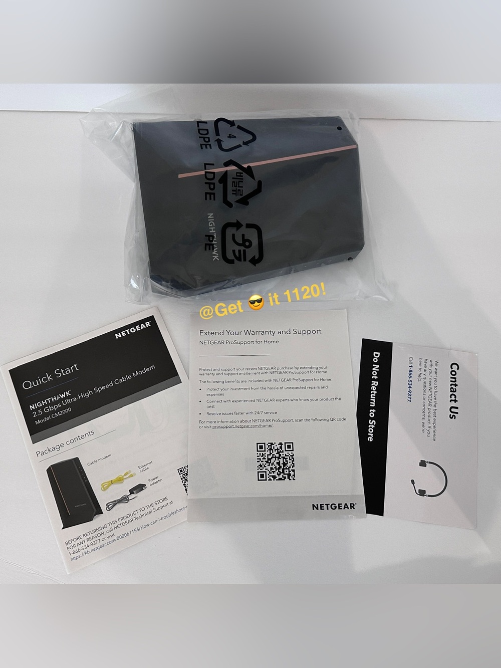 NETGEAR Nighthawk MultiGig Cable Modem CM2000 Compatible With All Cable Provider - Picture 12 of 12